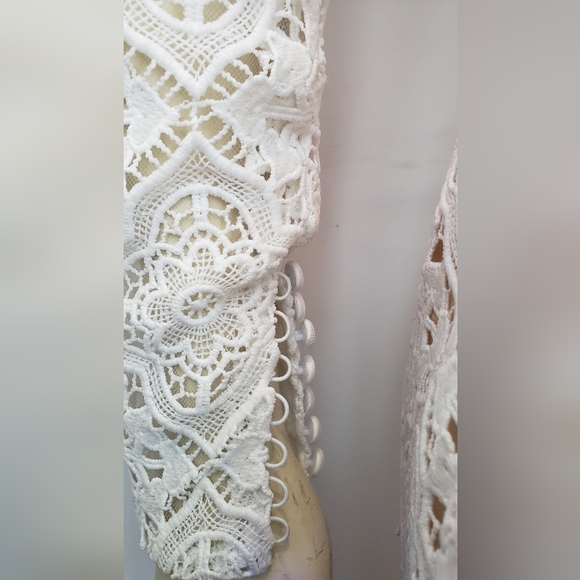 NWT Wedding lace nude dress Sz 6 - Picture 11 of 11